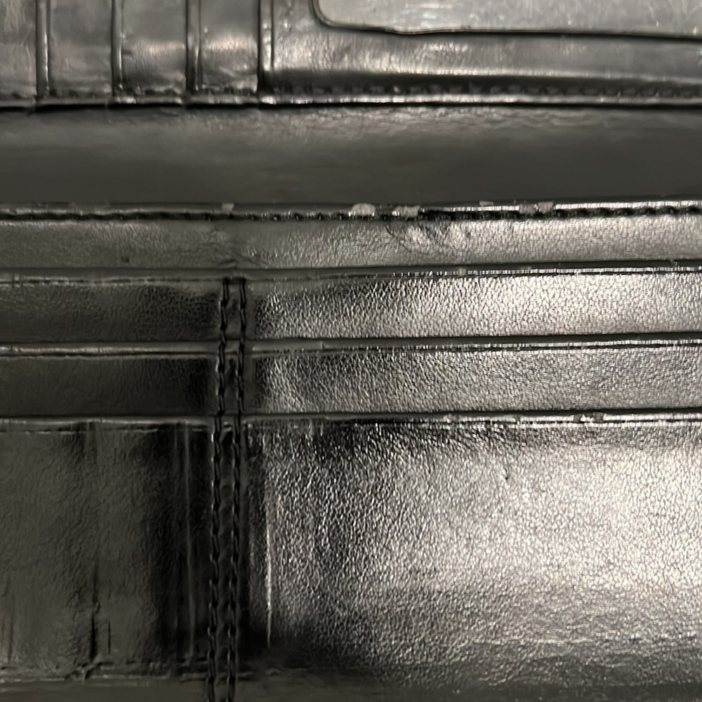 Coach Black Leather Long Wallet.  Pre-Loved. - Picture 3 of 16